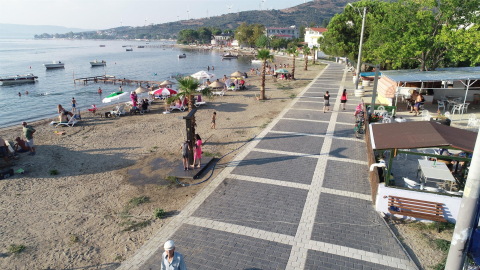 Erdek sahilleri cennetten bir köşe