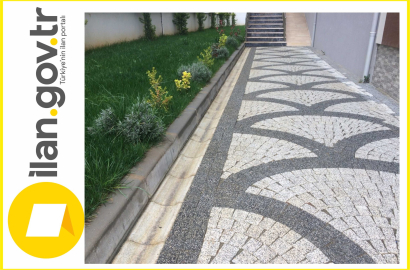Beton parke, bordür, oluk vb. taşlar ile yol düzenlemesi yaptırılacaktır