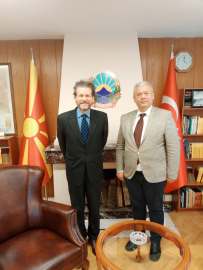 ÖZKARDEŞLER’DEN, BÜYÜKELÇİ MANASİYEVSKİ'Yİ  ZİYARET