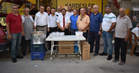 Şehit Aileleri Ve Gaziler Derneğinden aşure  hayrı