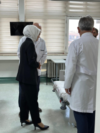 Bakan Göktaş’tan metan gazından zehirlenen askerlere ziyaret