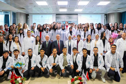Geleceğin hekimleri Konya'da beyaz önlükleri giydi