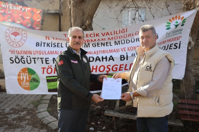 Bilecik Söğüt'te 'Marul Daha Bi İyi' projesi tamamlandı