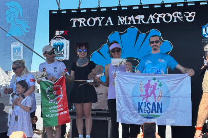 Keşanlı atletler Çanakkale’de kürsüye çıktı