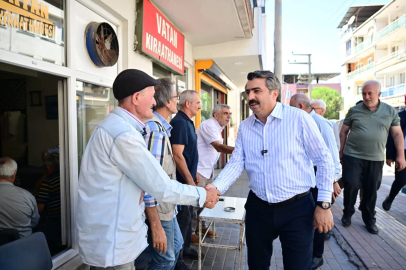 Bursa Yıldırım'da Başkan Yılmaz Zümrütevler esnafıyla buluştu