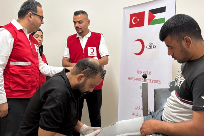 Türk Kızılay Gazze’de Protez Destek Projesi Başlattı