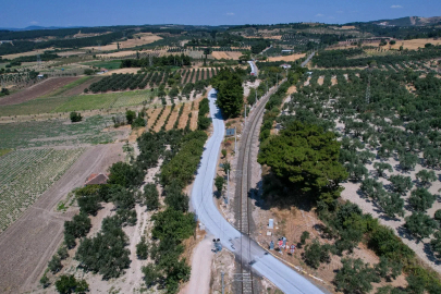 Manisa Soma’da mahalle yollarına ikinci kat asfalt